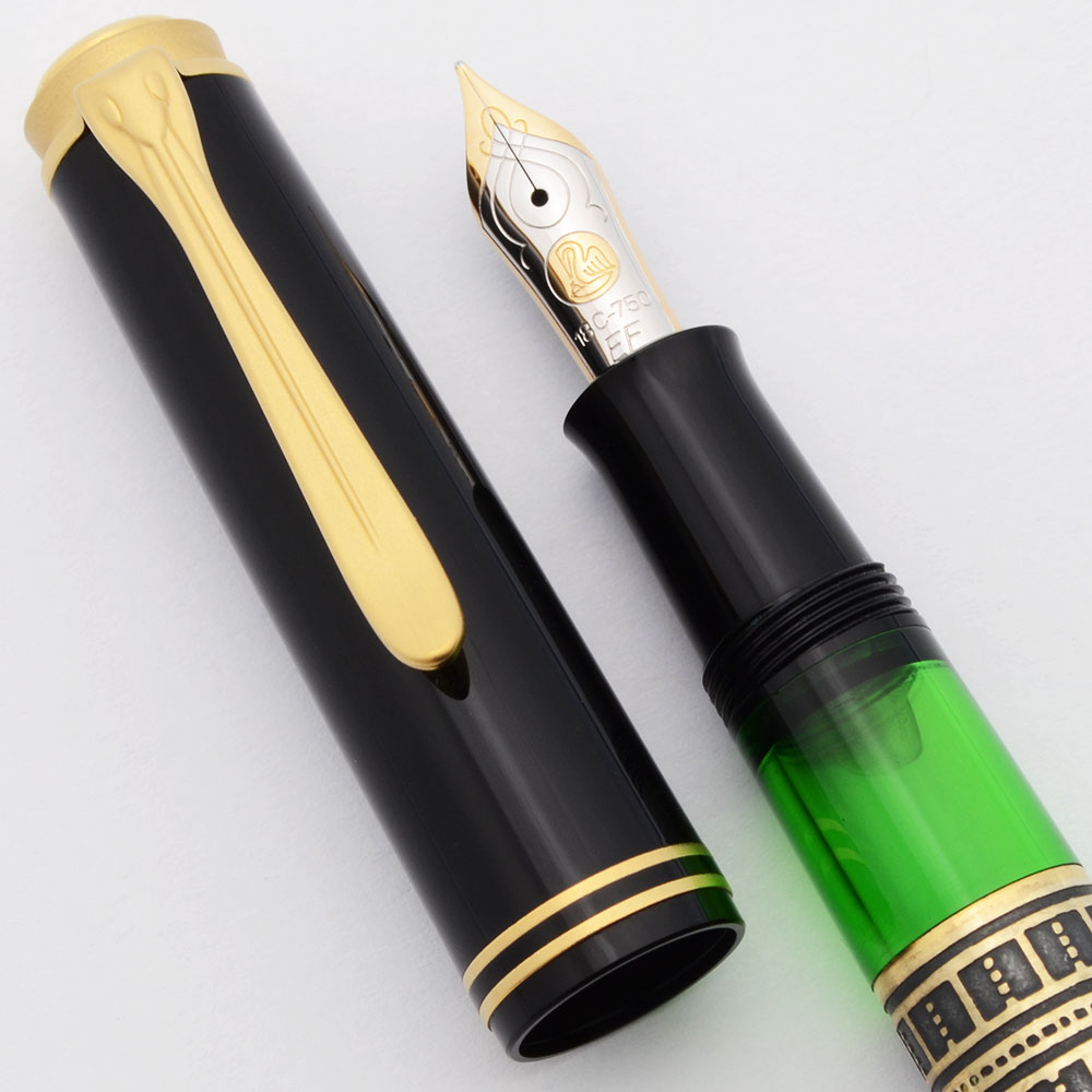 Pelikan M700 Toledo Fountain Pen - Black, Vermeil, Piston Filler